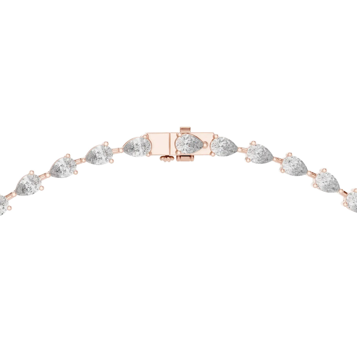 silver Luna Fall Necklace