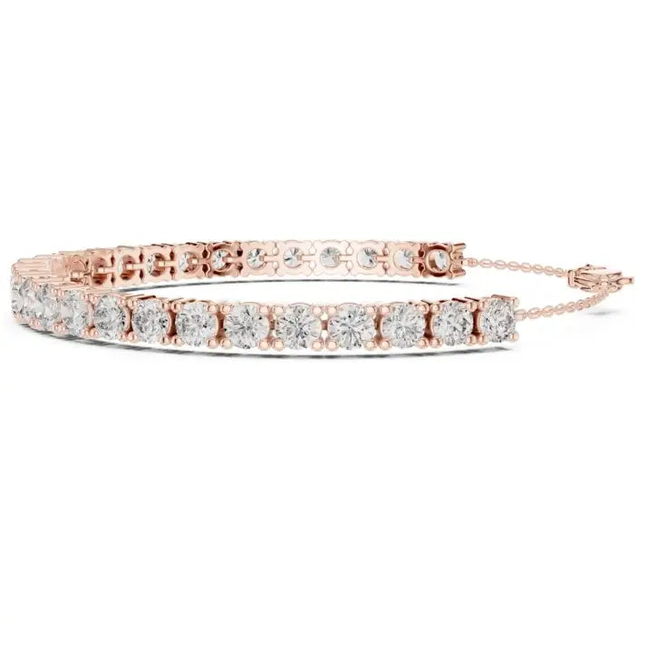 silver Diamond Tennis Bracelet