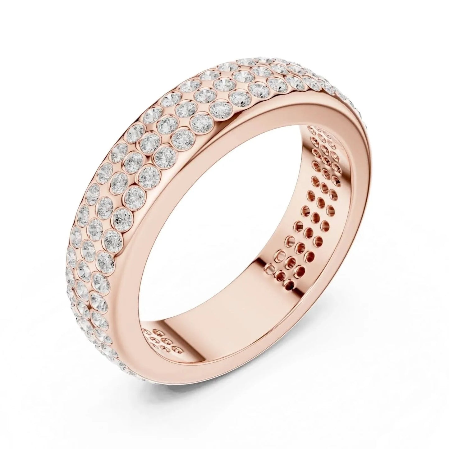 silver Infinite Spark Ring