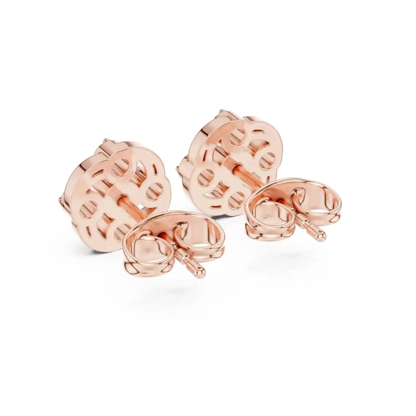 silver Sparkle Bloom Stud Earrings