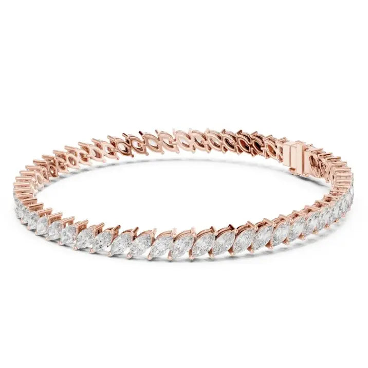 silver Marquise Spark Bracelet