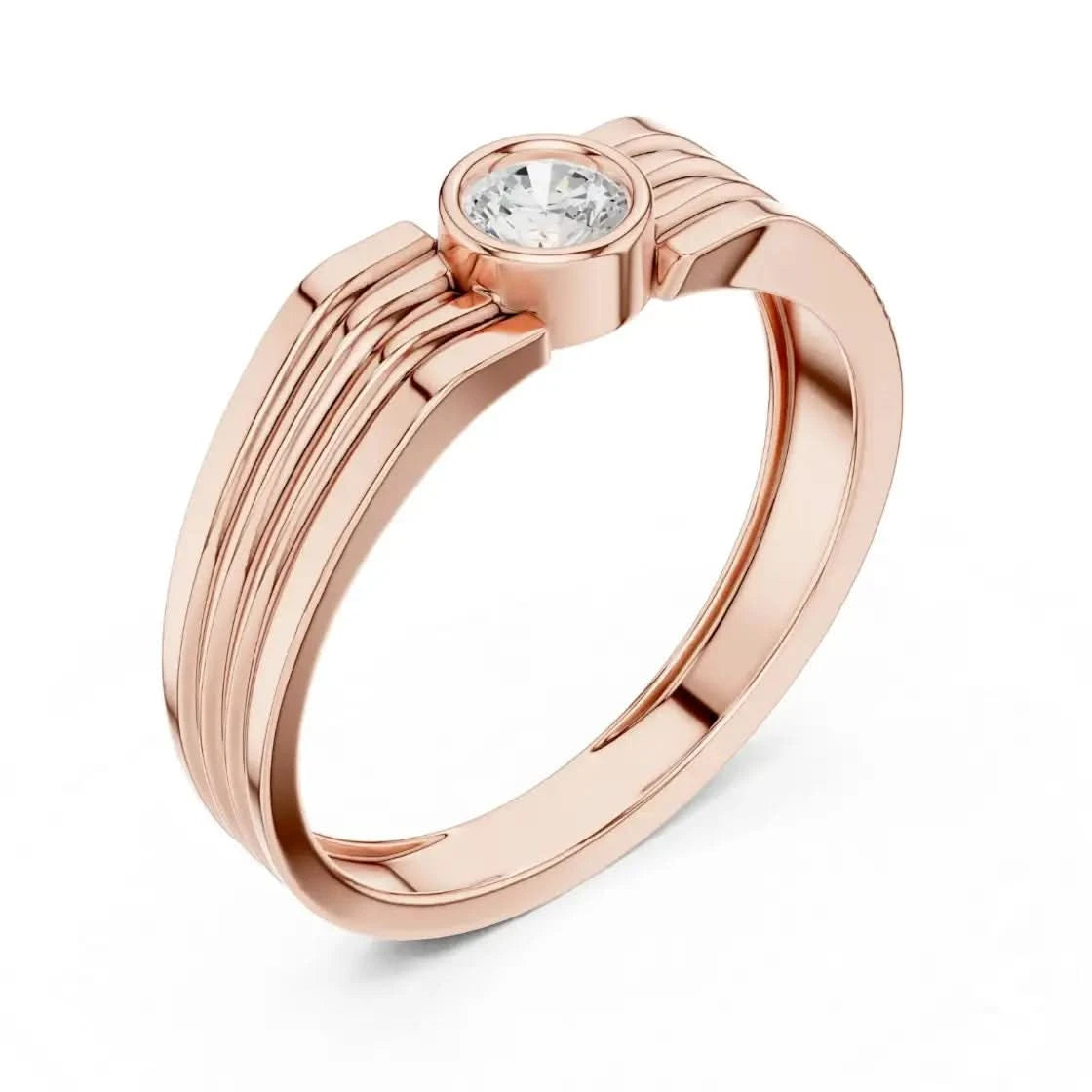 silver Aurora Glow Ring