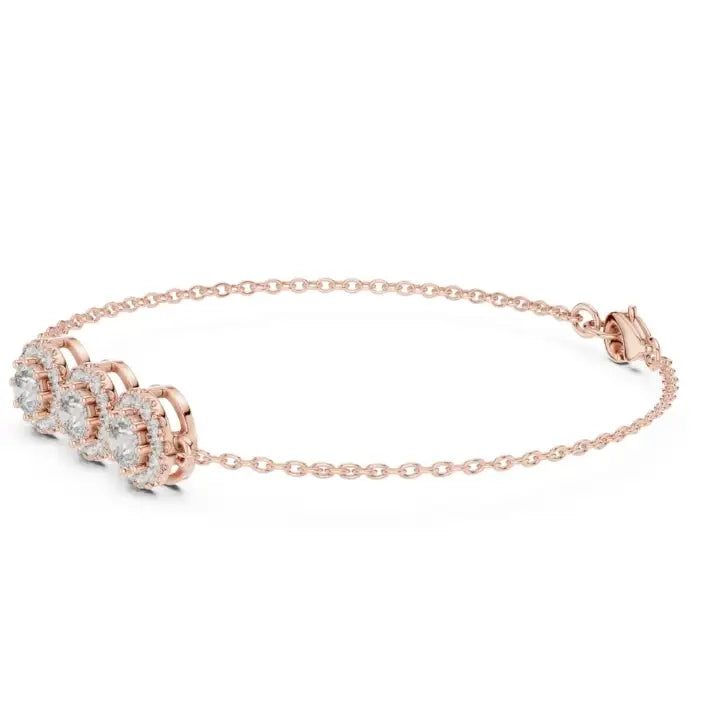 silver Celeste Diamond Bracelet