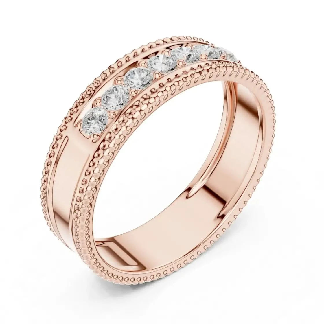 silver Aurora Diamond Ring