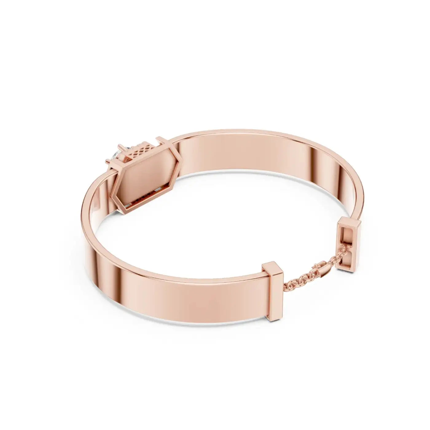 silver Royal Spark Diamond Cuff