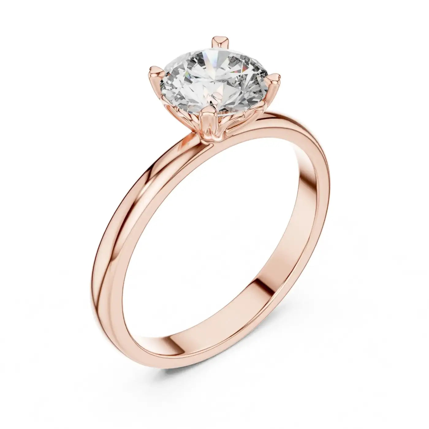 silver Timeless Elegance Solitaire Ring