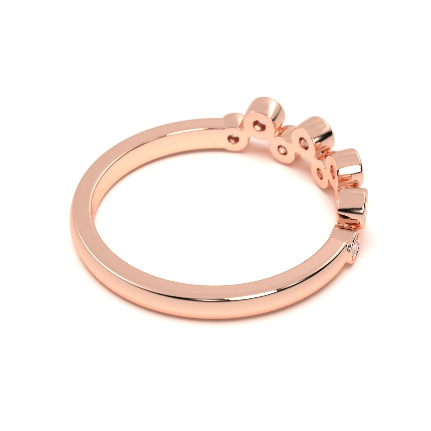 Classic silver Bezel Stone Ring
