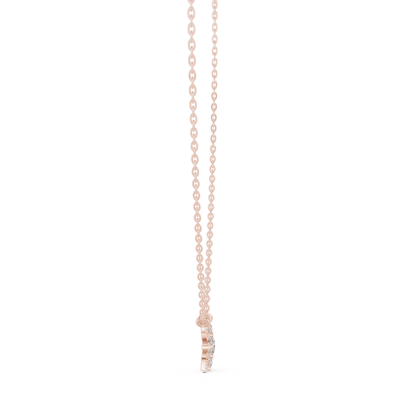 silver Petal Shine Pendant