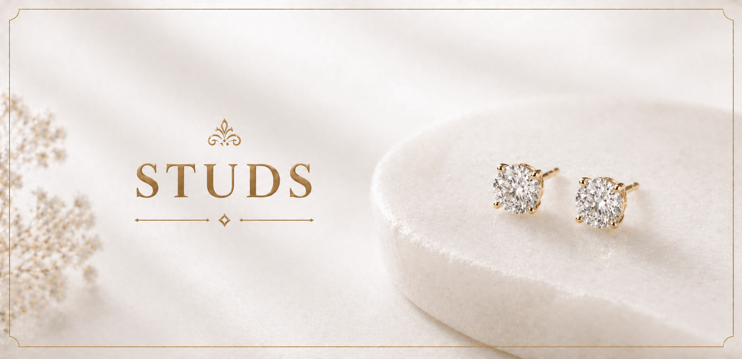 Studs earrings