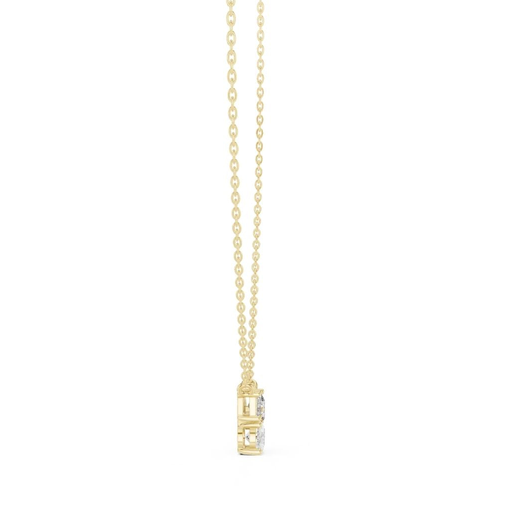 silver Modern Trio Pendant