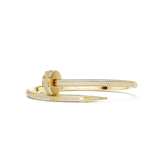 silver Luxury Nail Design Gold Bracelet