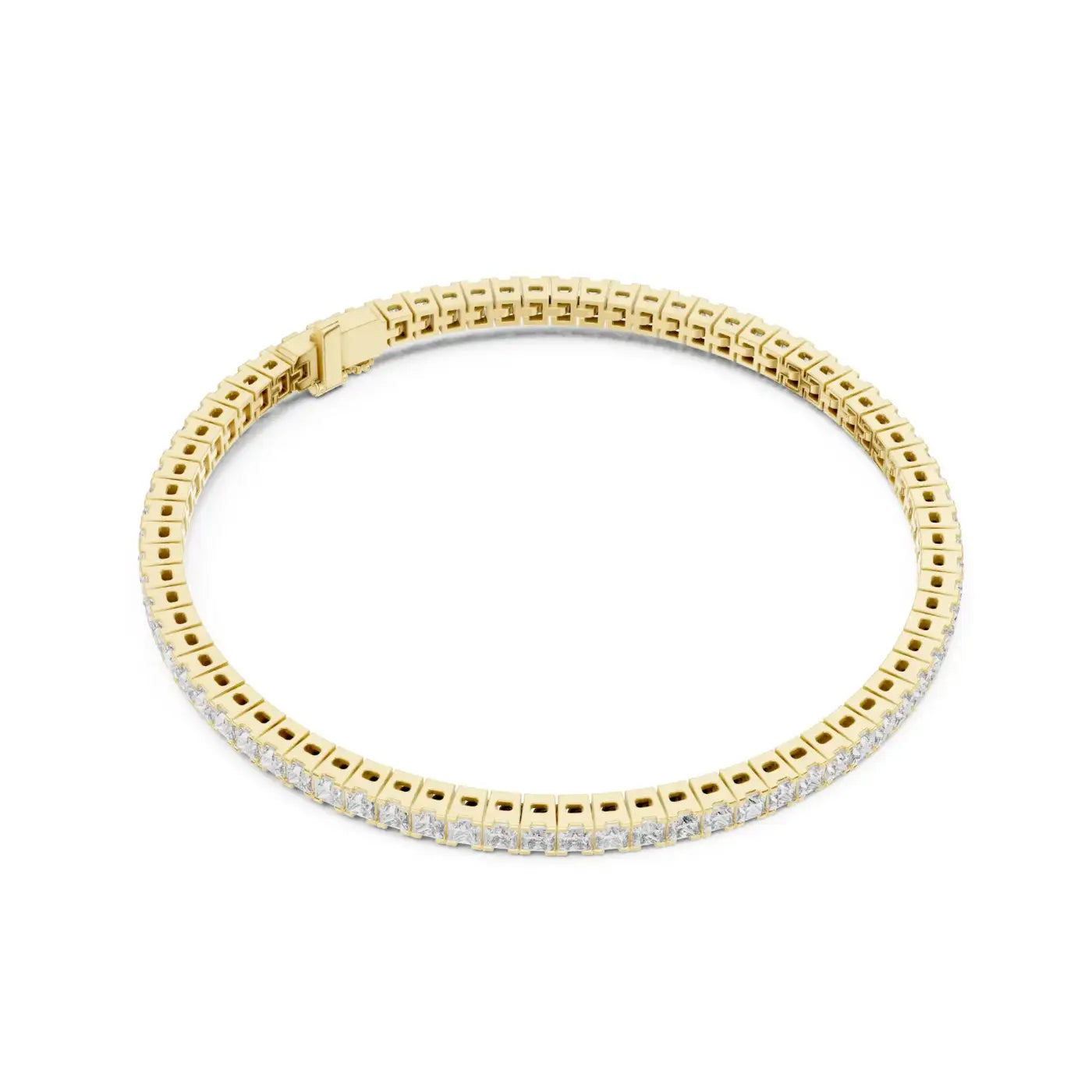 silver Diamond Glow Bracelet