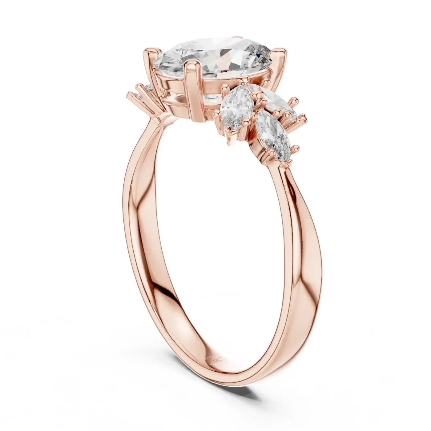 Classic Diamond Bar Ring