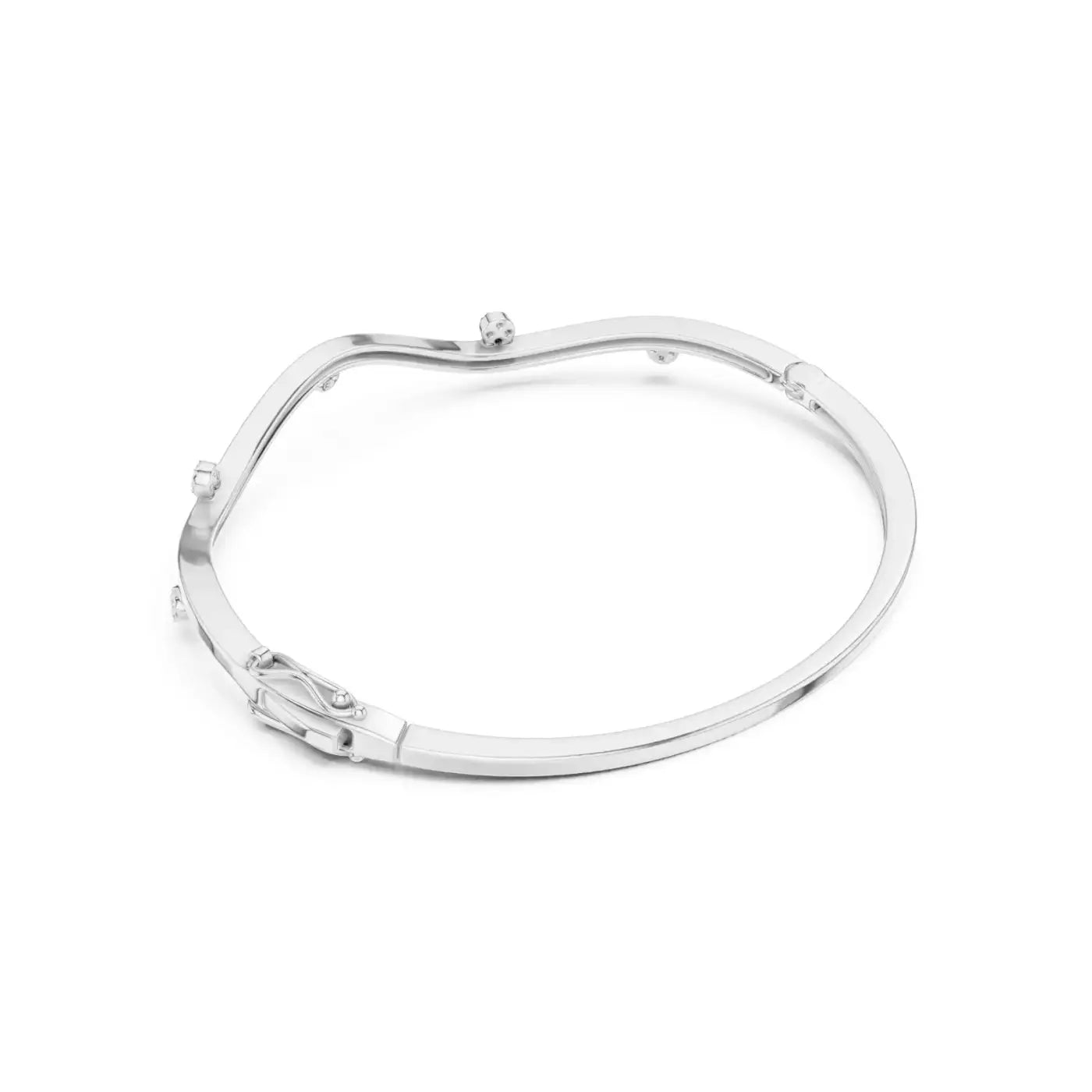silver Shimmer Wave Design