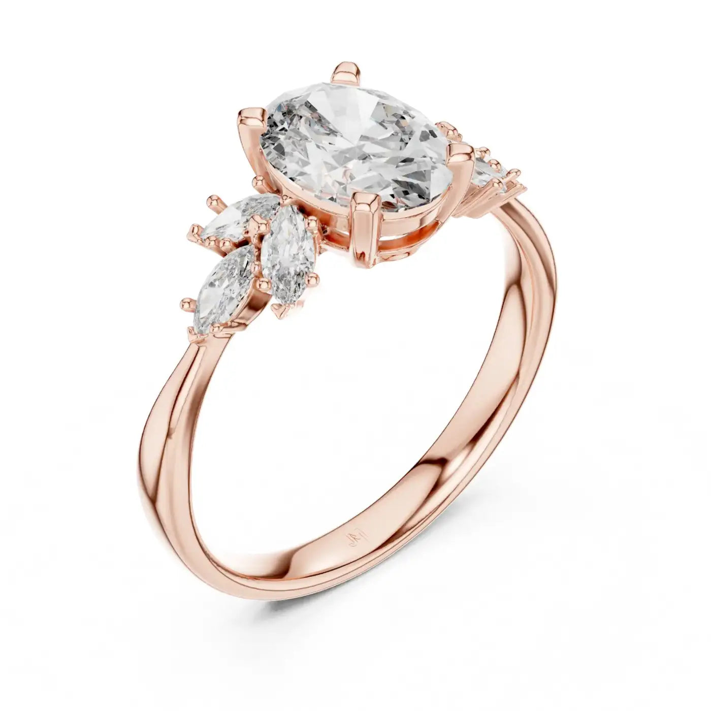 Classic Diamond Bar Ring