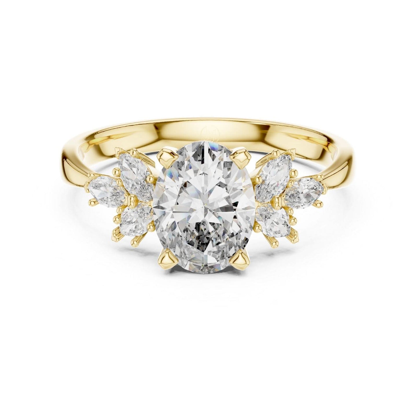 Classic Diamond Bar Ring