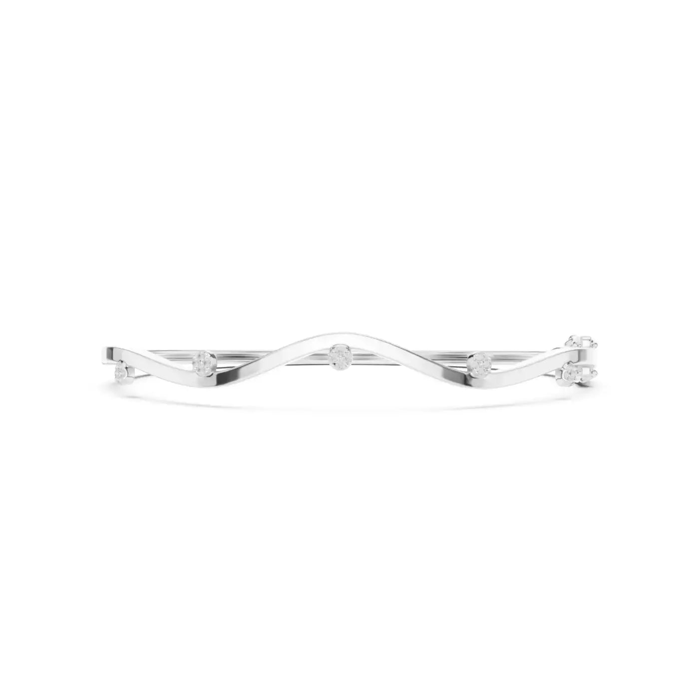 silver Shimmer Wave Design