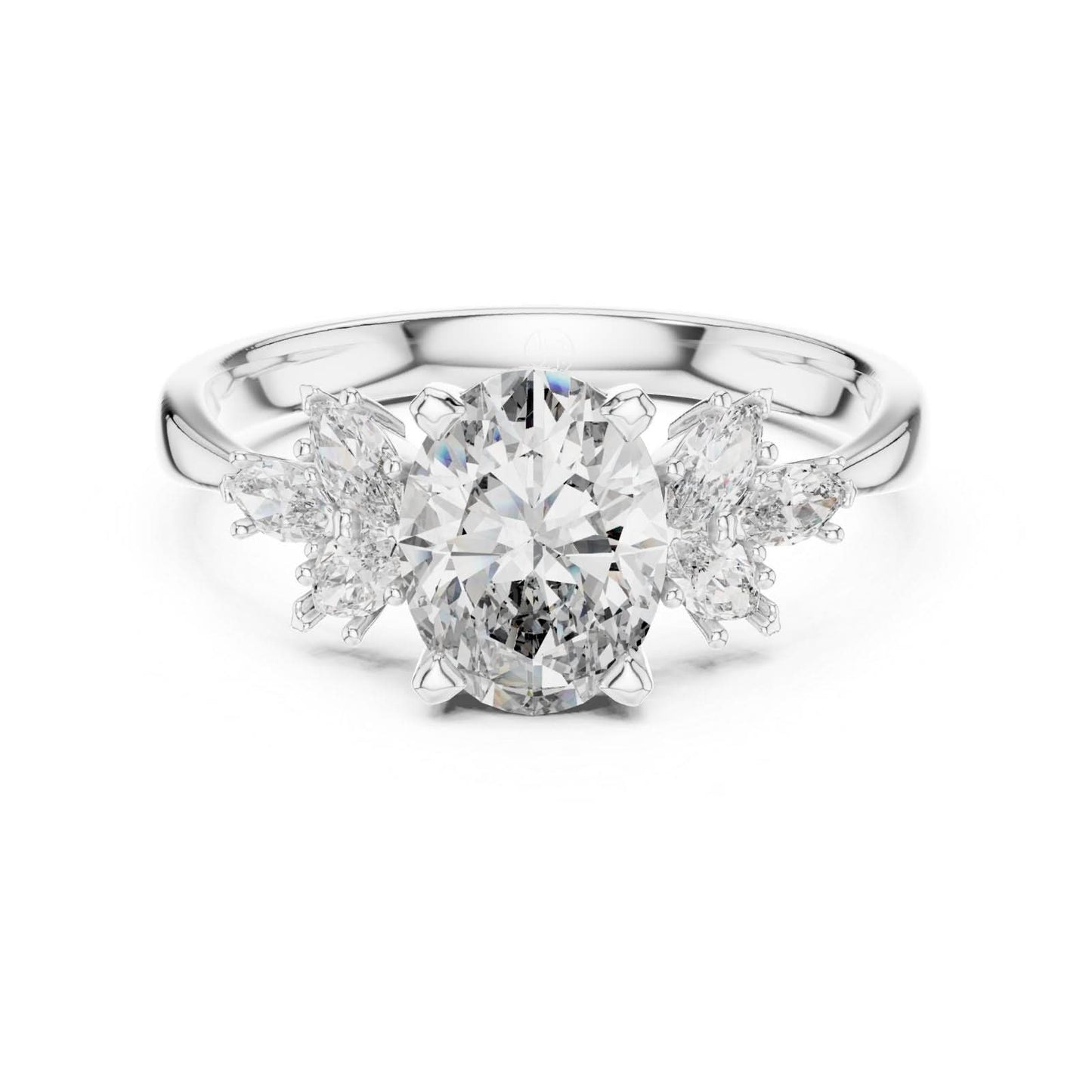 Classic Diamond Bar Ring