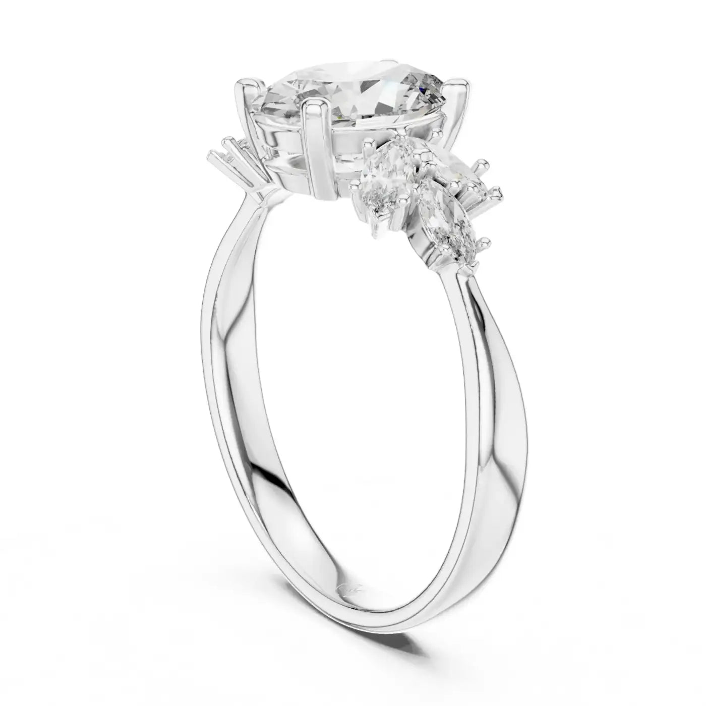 Classic Diamond Bar Ring