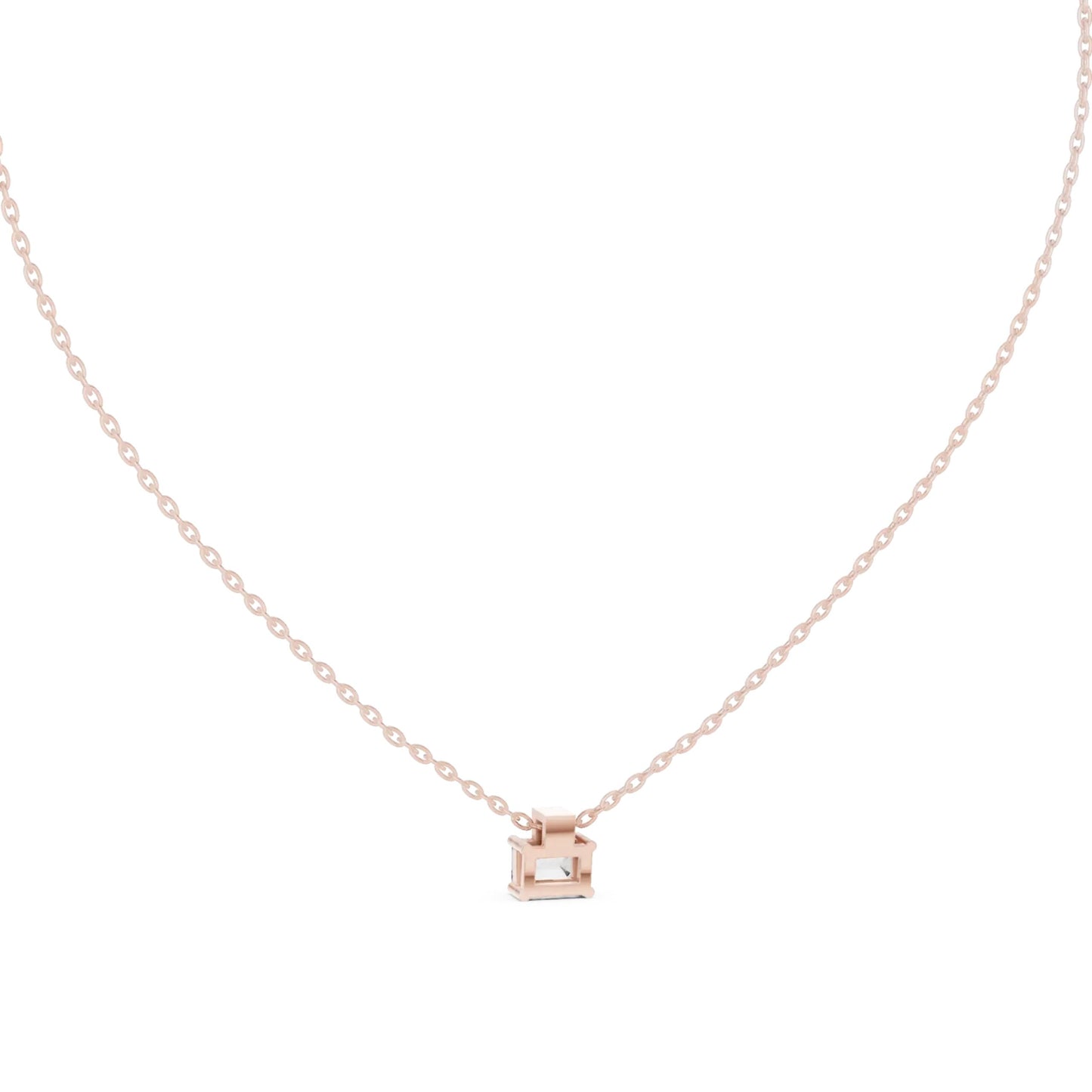 silver Modern Crystal Pendant