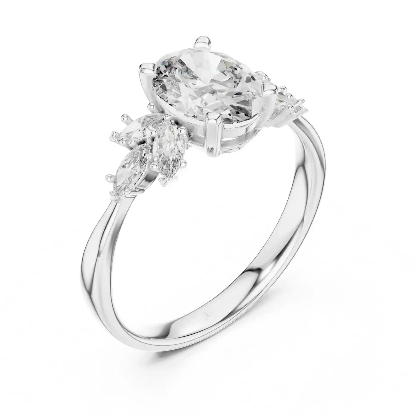 Classic Diamond Bar Ring