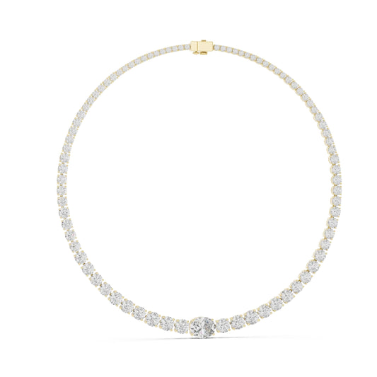 silver Luxe Radiance Necklace