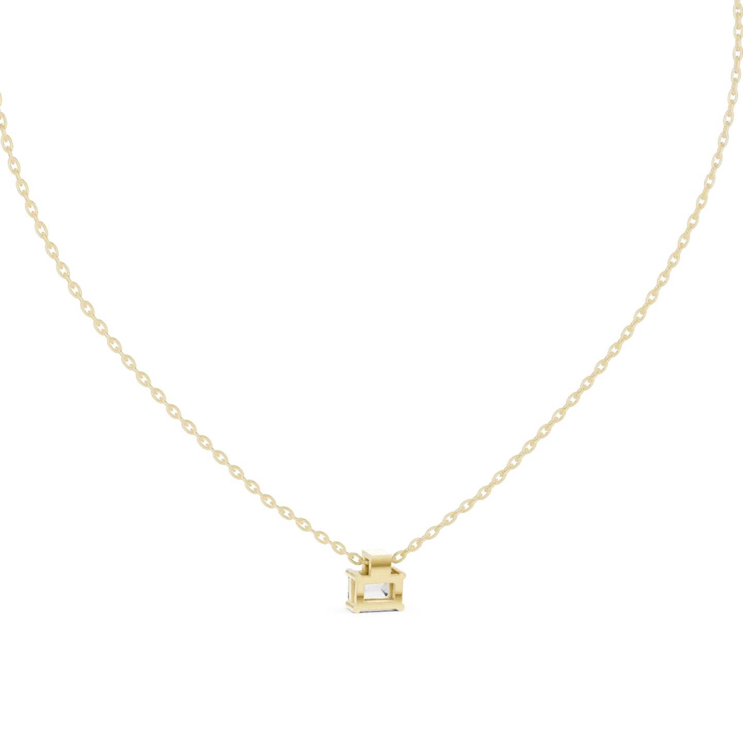 silver Modern Crystal Pendant