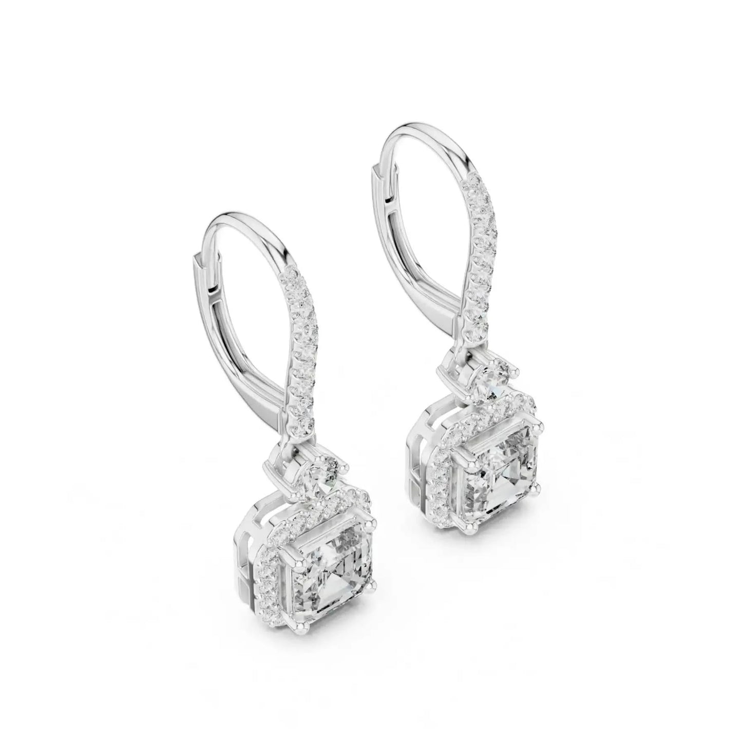 silver Celeste Spark Earrings