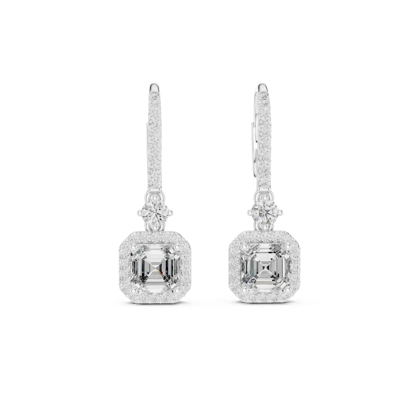 silver Celeste Spark Earrings