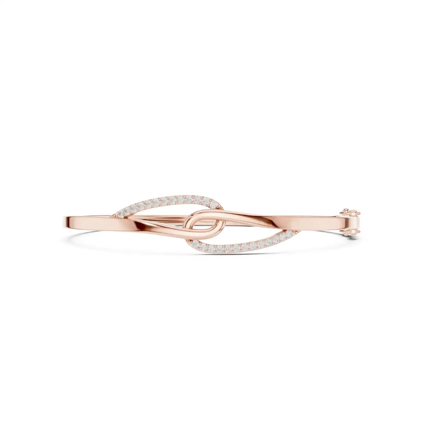 silver Sparkling Knot Design