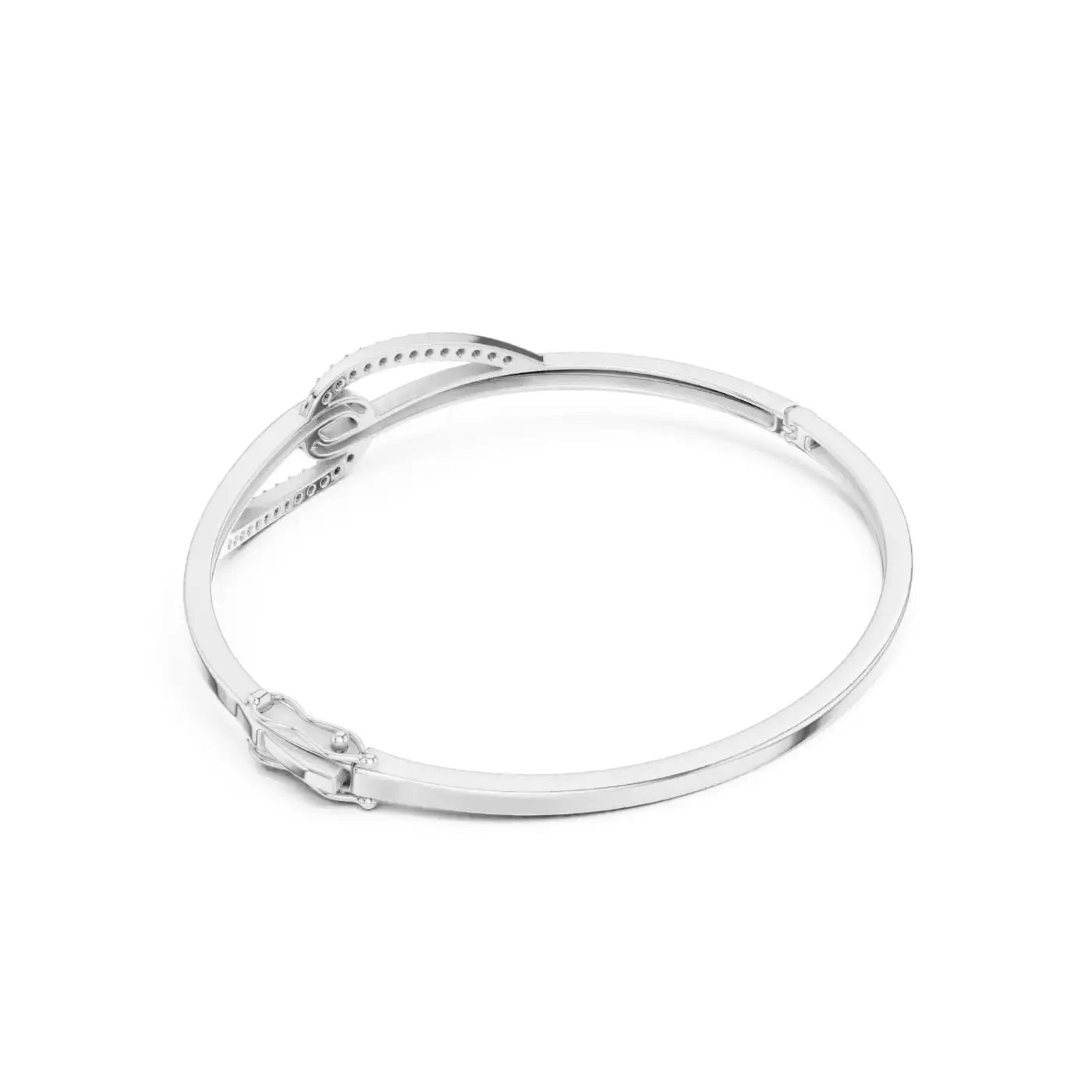 silver Sparkling Knot Design