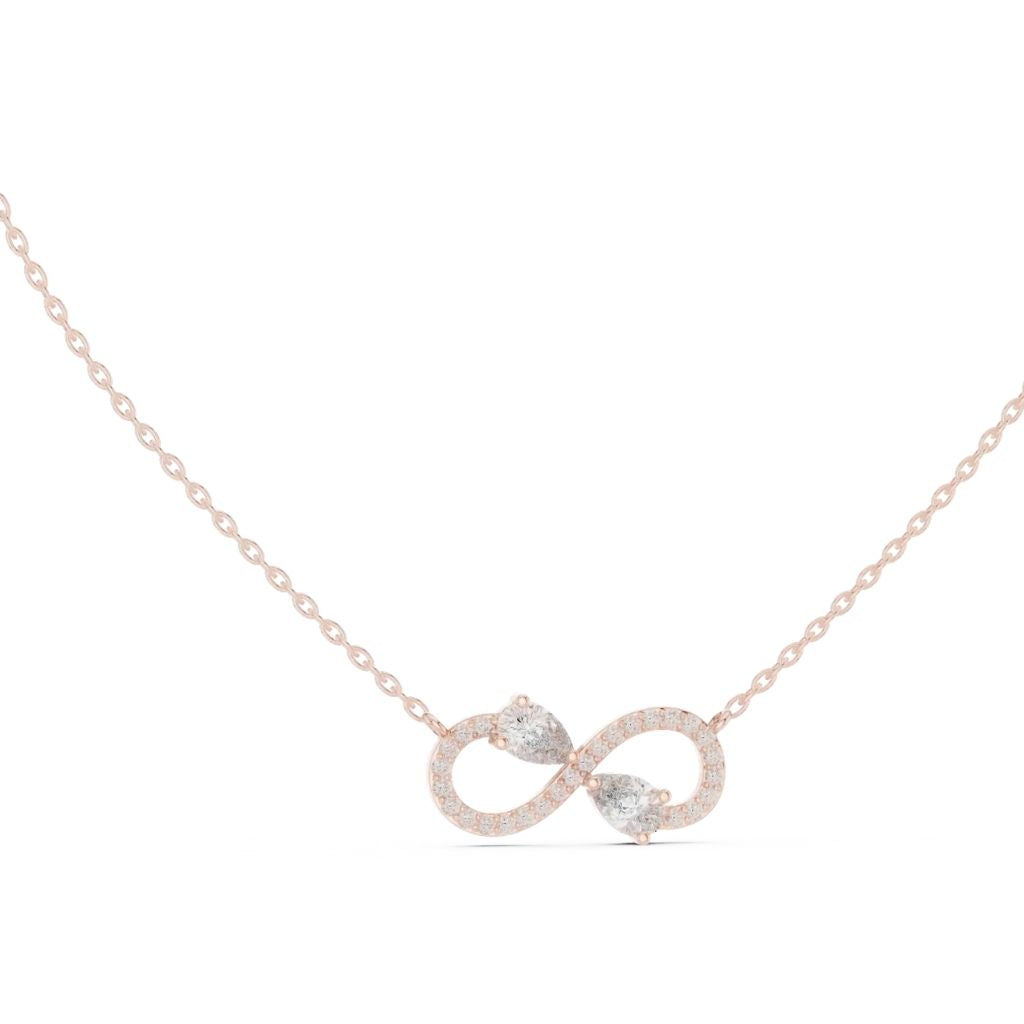 silver Infinity Sparkle Pendant