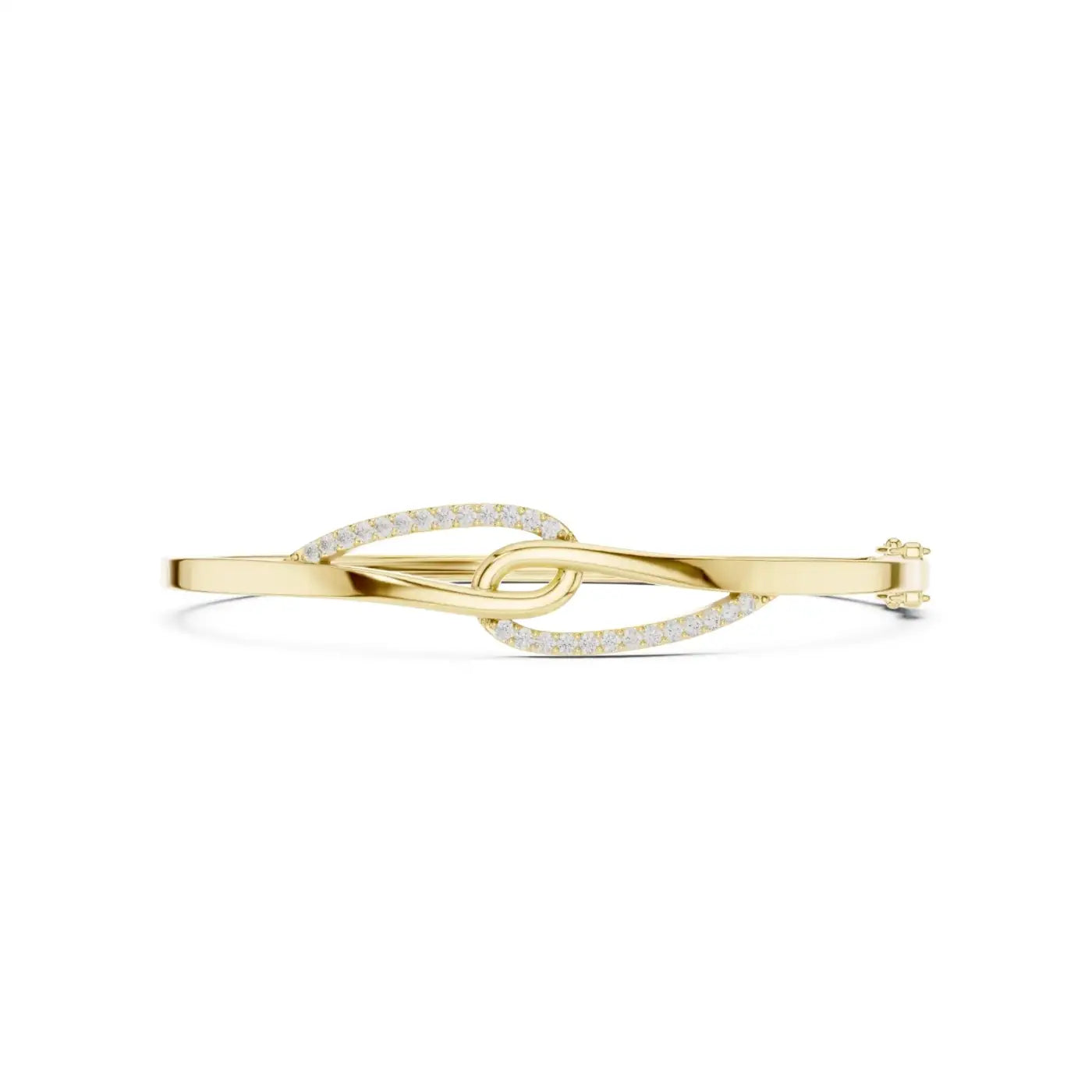 silver Sparkling Knot Design