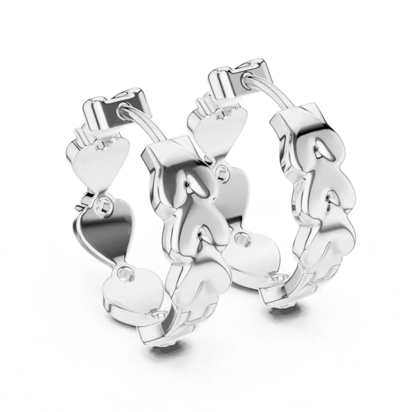 silver Classic Love Spark Design