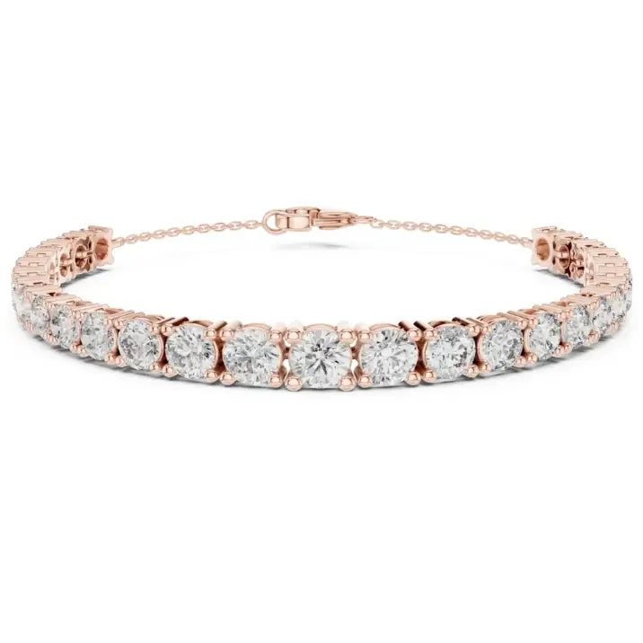 silver Diamond Tennis Bracelet