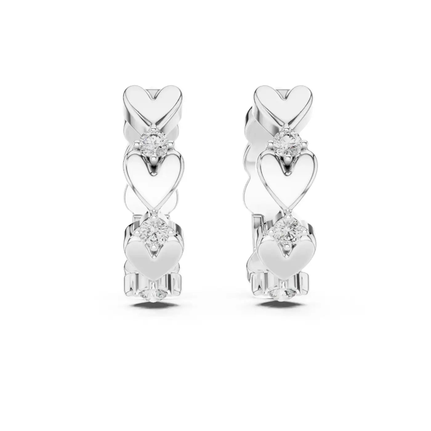 silver Classic Love Spark Design