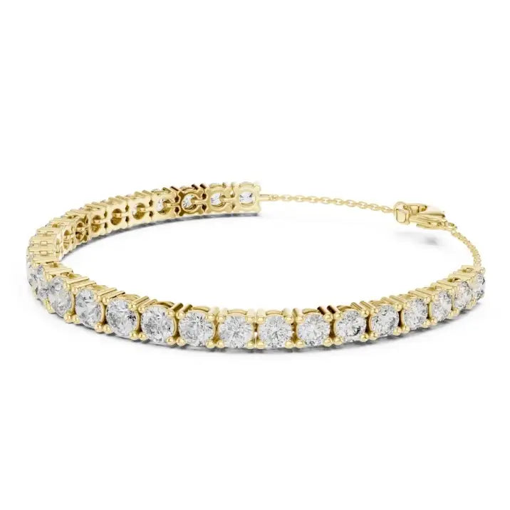 silver Diamond Tennis Bracelet