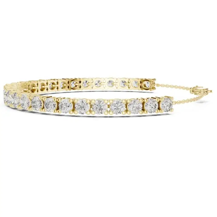 silver Diamond Tennis Bracelet