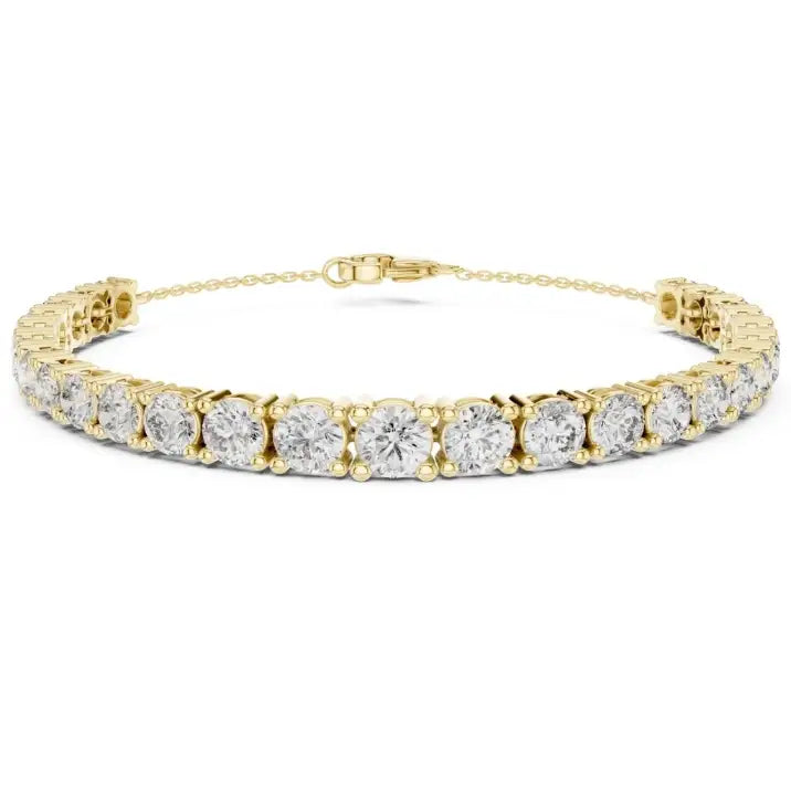 silver Diamond Tennis Bracelet