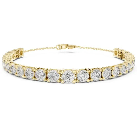 silver Diamond Tennis Bracelet