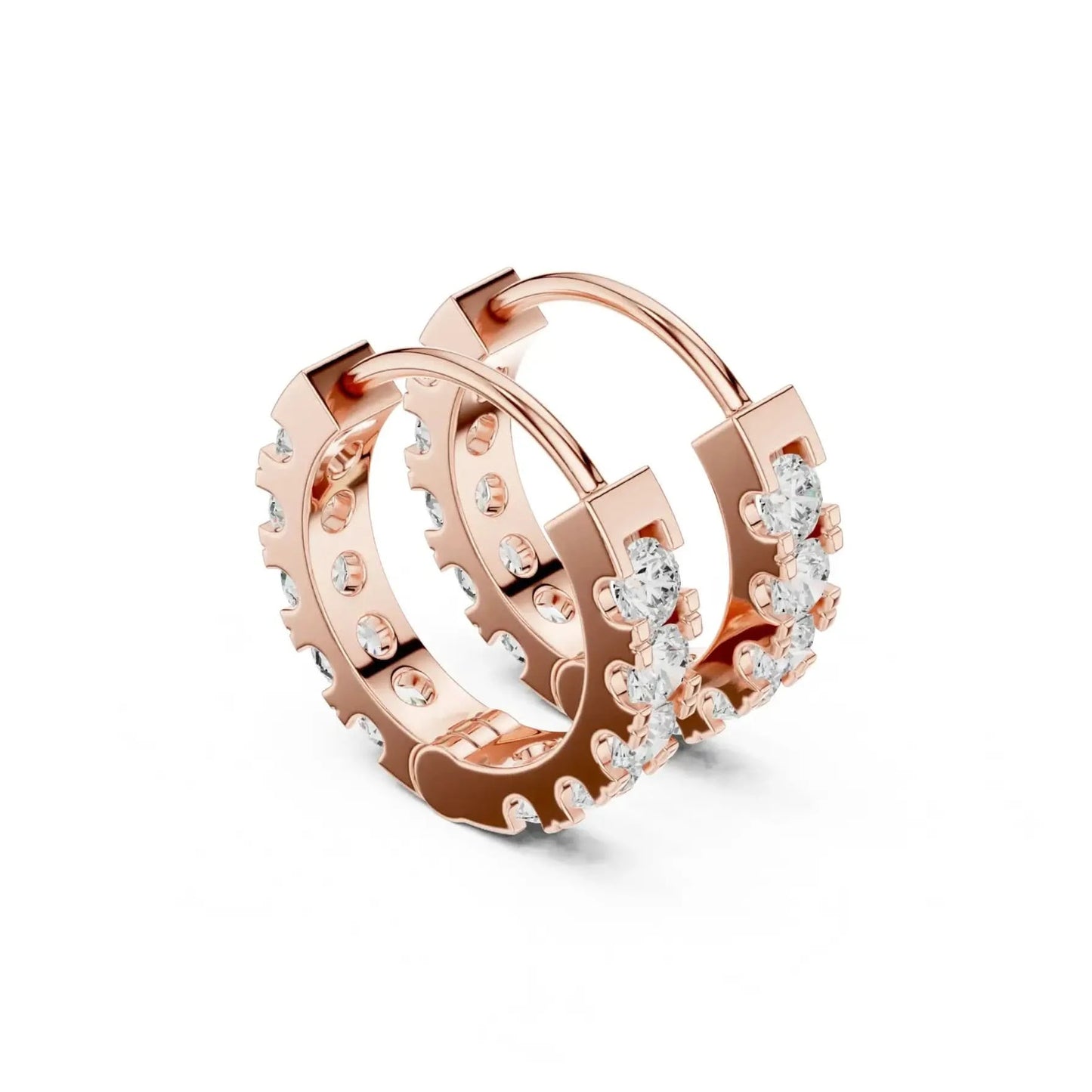 silver Diamond Edge Rose Gold Bali