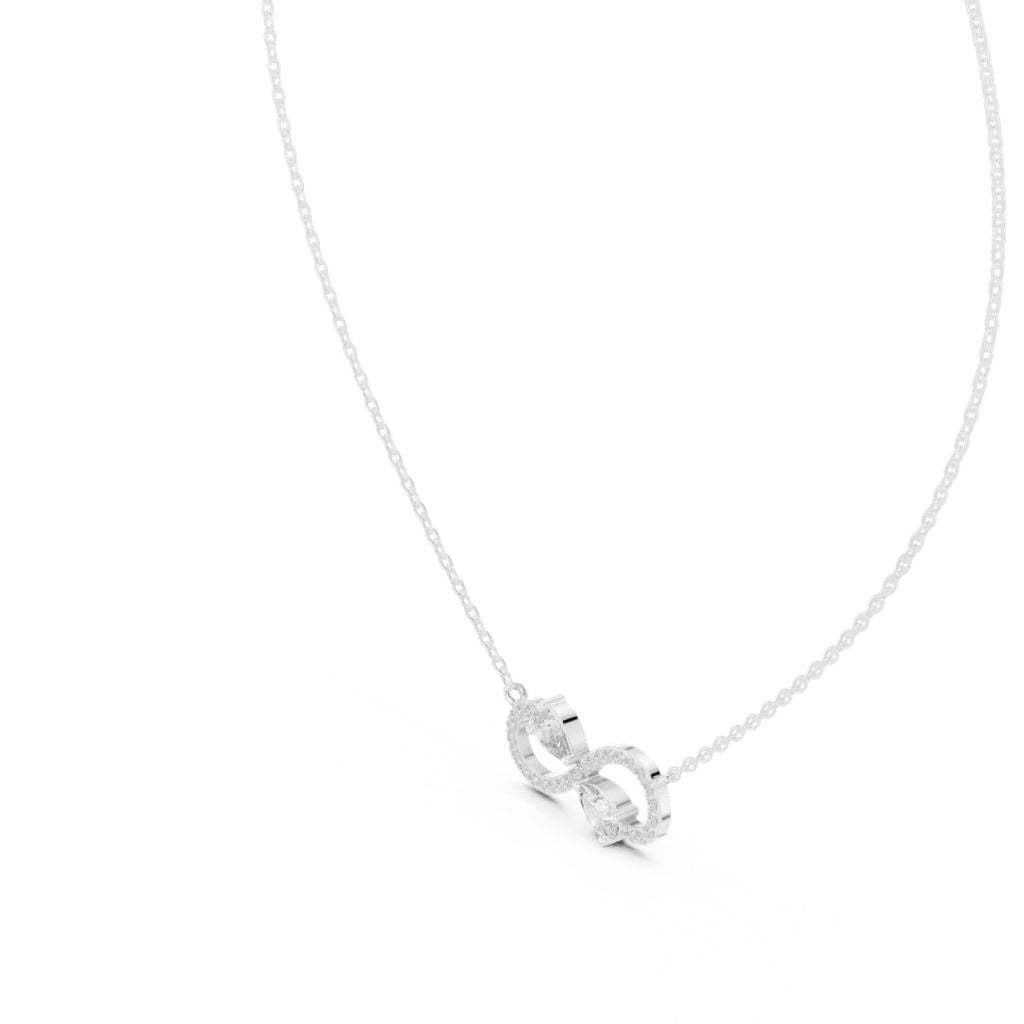 silver Infinity Sparkle Pendant
