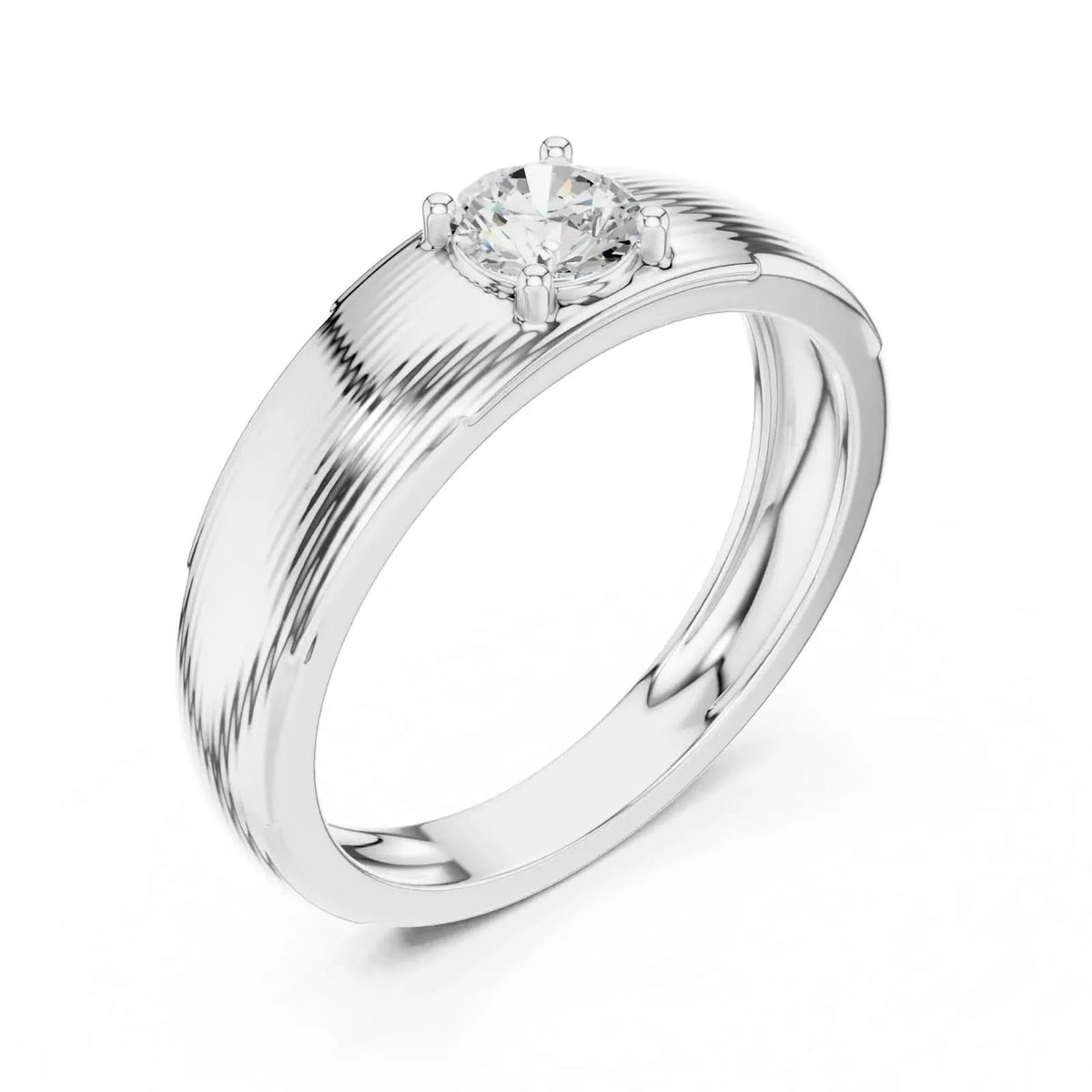 silver Velora Diamond Ring