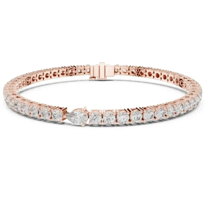 silver Royal Sparkle Tennis Bracelet