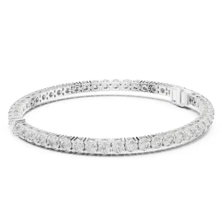 silver Royal Sparkle Tennis Bracelet