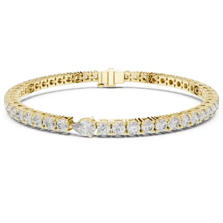 silver Royal Sparkle Tennis Bracelet