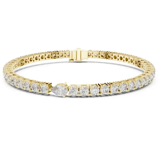 silver Royal Sparkle Tennis Bracelet