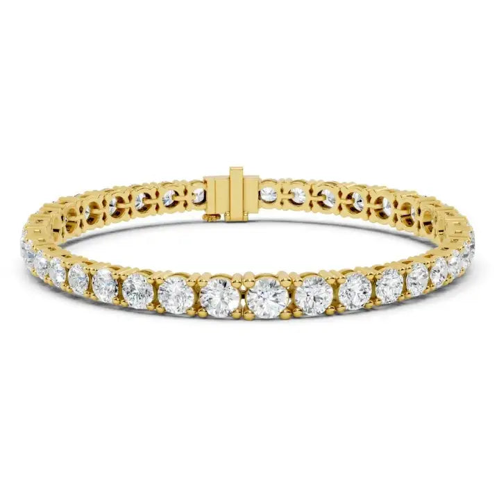 silver Premium Diamond Tennis Bracelet