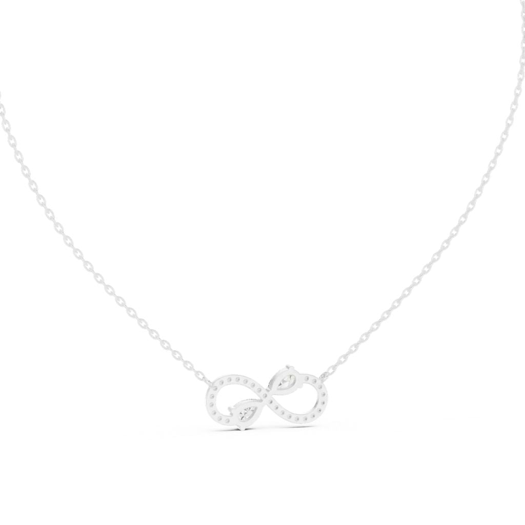 silver Infinity Sparkle Pendant