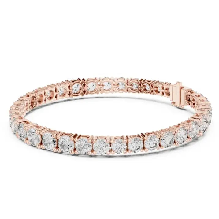 silver Premium Diamond Tennis Bracelet